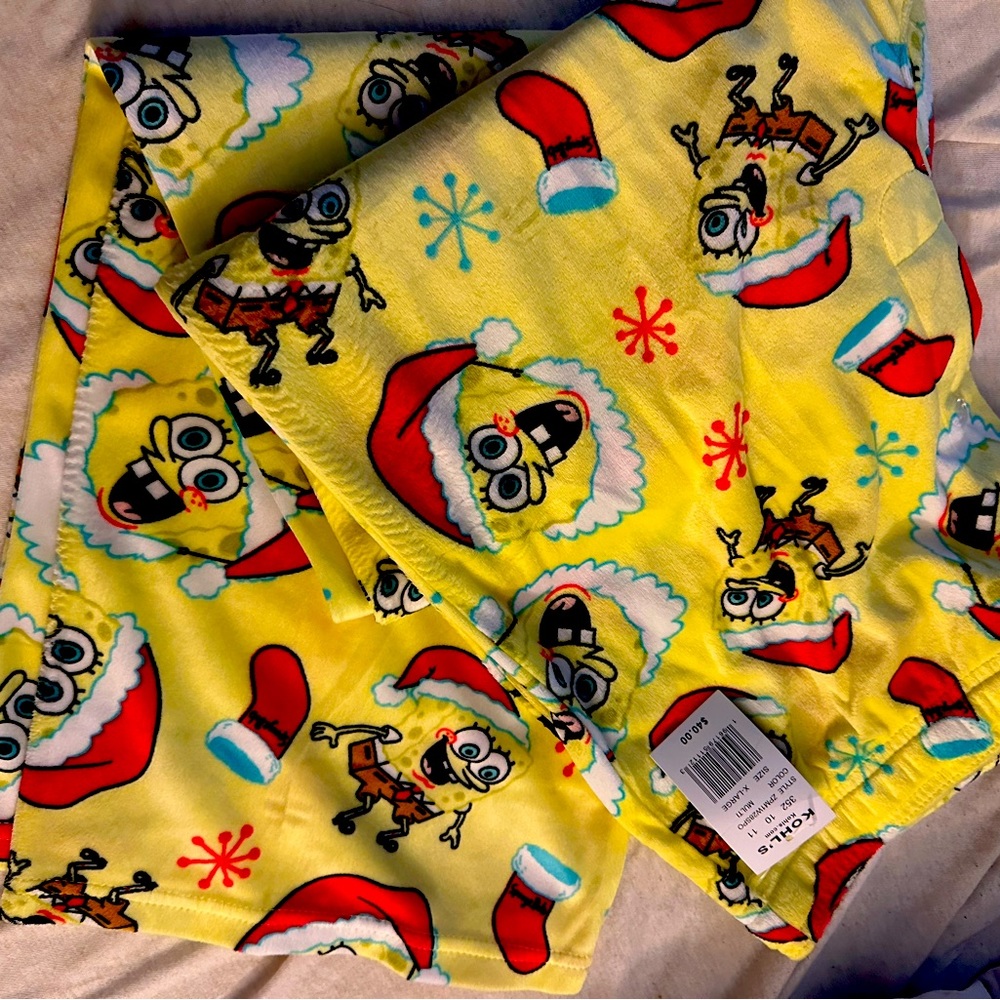 Men’s SpongeBob pajama pants NWT